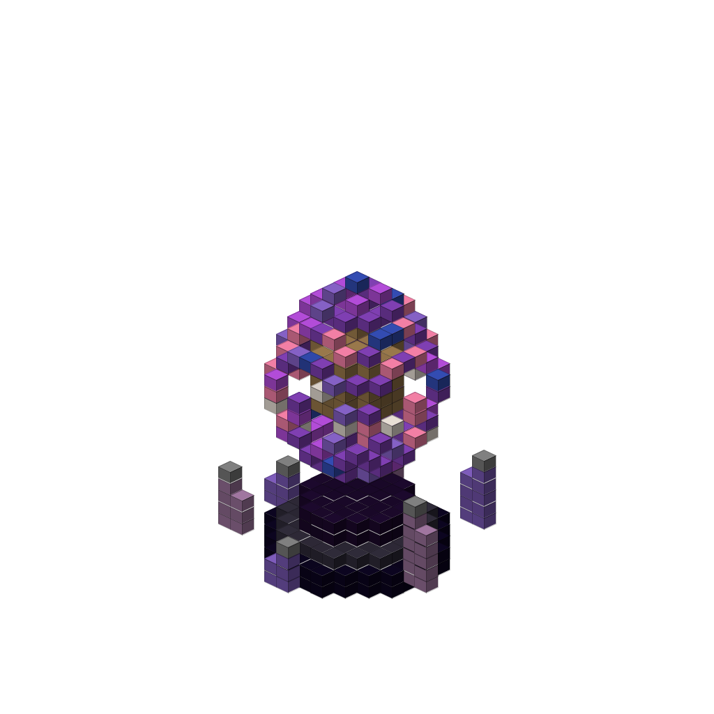 Crystal Dragon Egg, isometric render