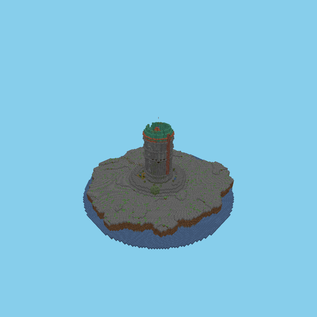 Observatorio de Aethermoor, isometric render