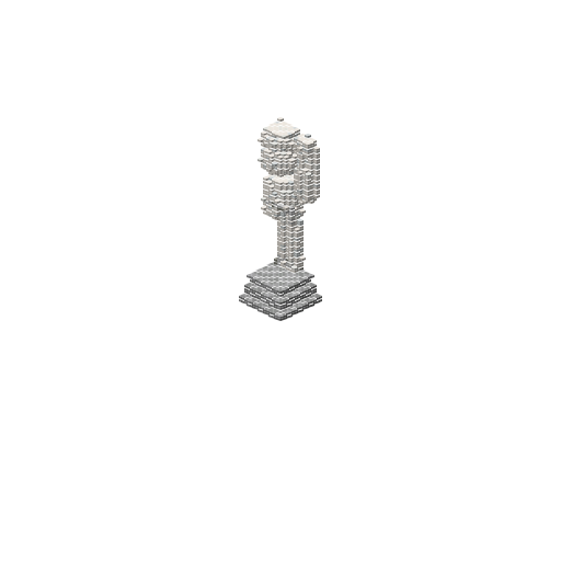 Super Mario - White Marble Classical Statue, isometric render