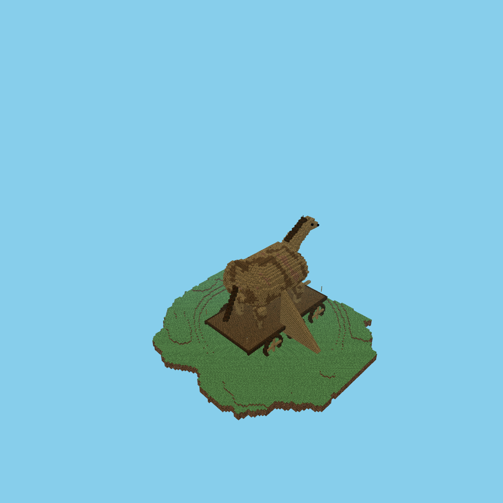 Caballo de Troya, isometric render