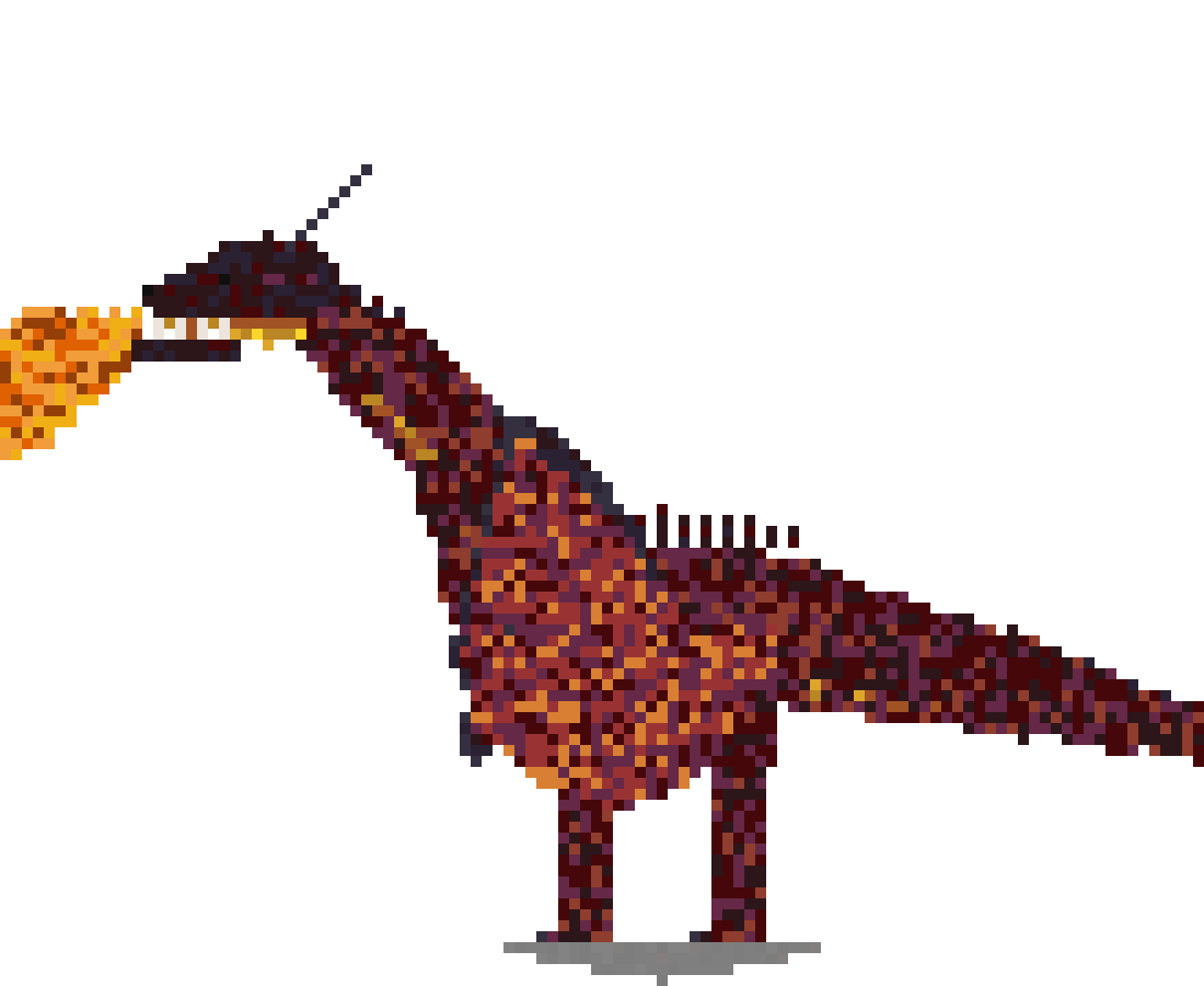 Fire-Breathing Dragon v3 side view