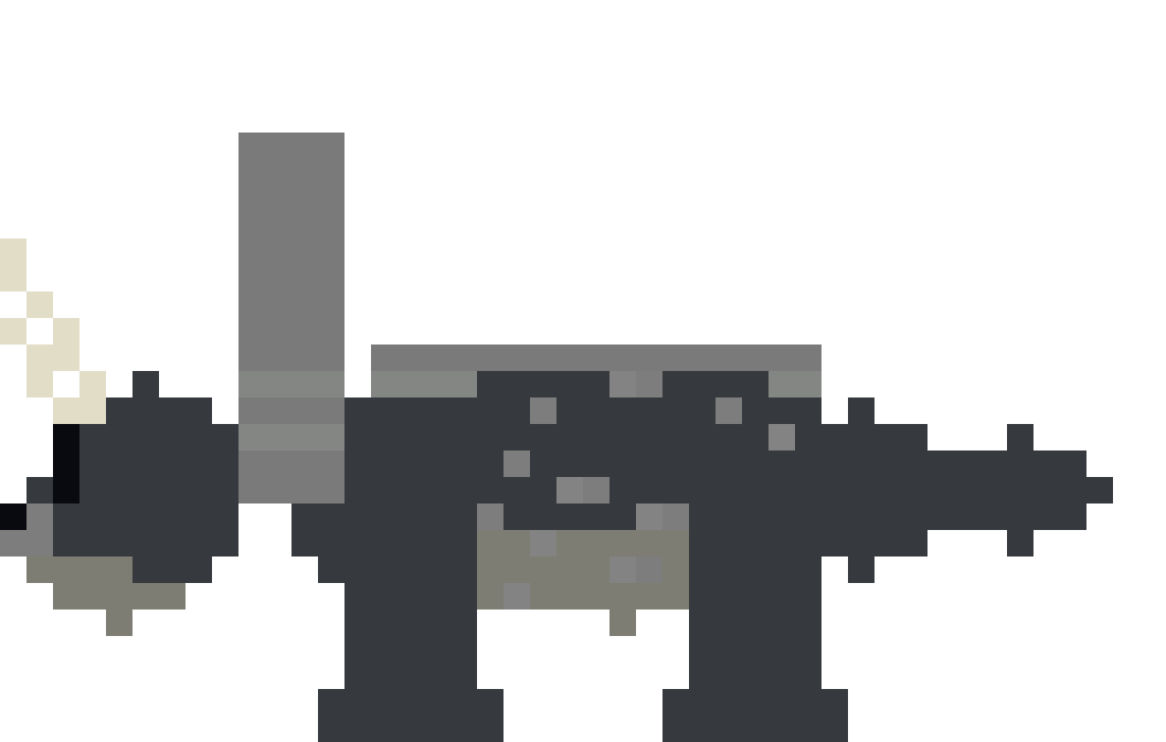 Triceratops side view