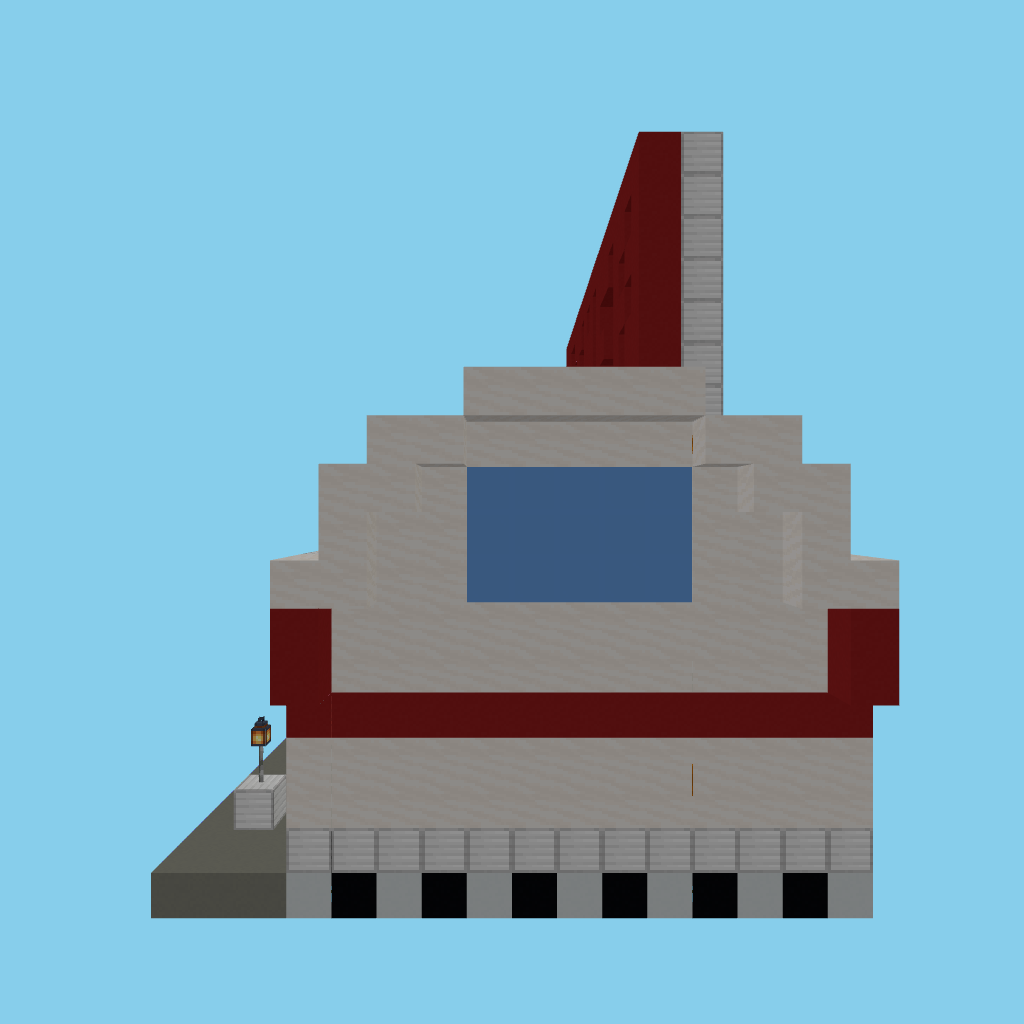 Roadside Diner (guided) side view