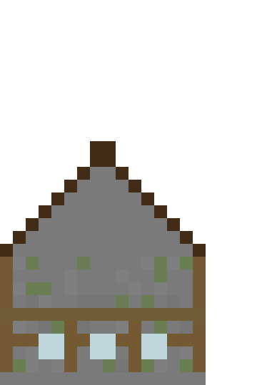 Medieval Hotel with Tavern side view