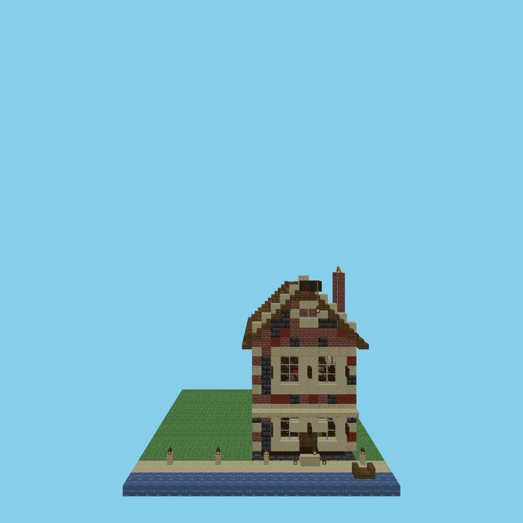 Dutch Canal House (indexed) front view