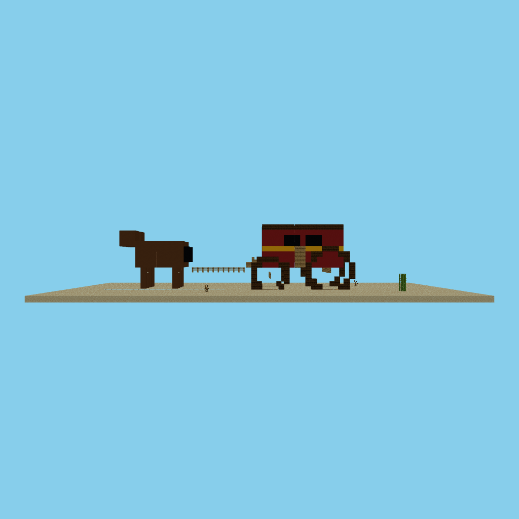 Stagecoach (bare) front view
