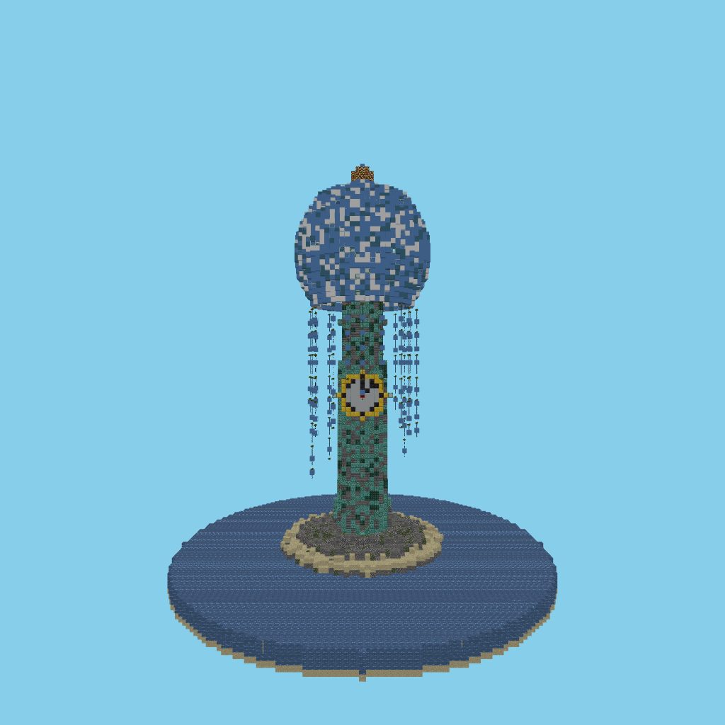 Faro-Medusa-Reloj front view