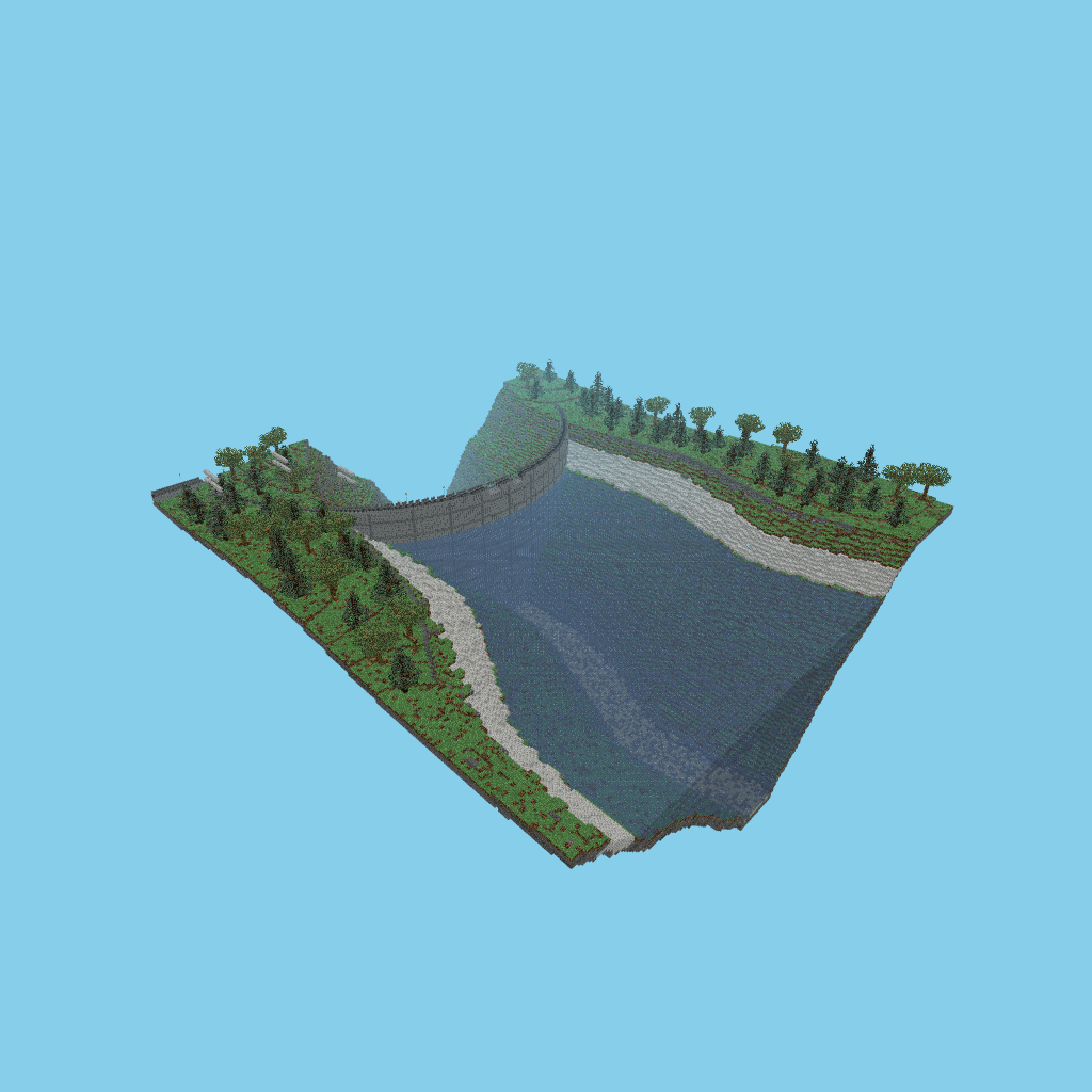 Gran escala #3 — Presa en cañón con embalse