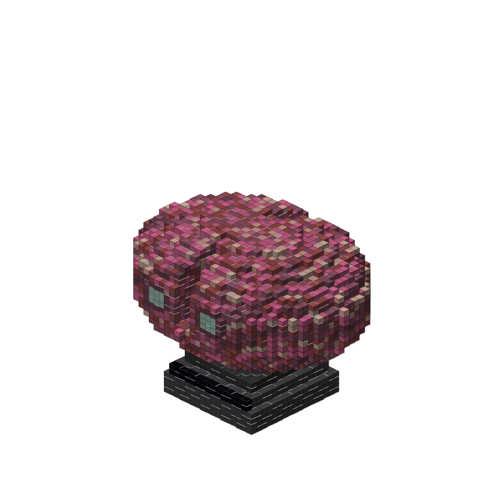 HeroBrain Logo (Phase 1), isometric render
