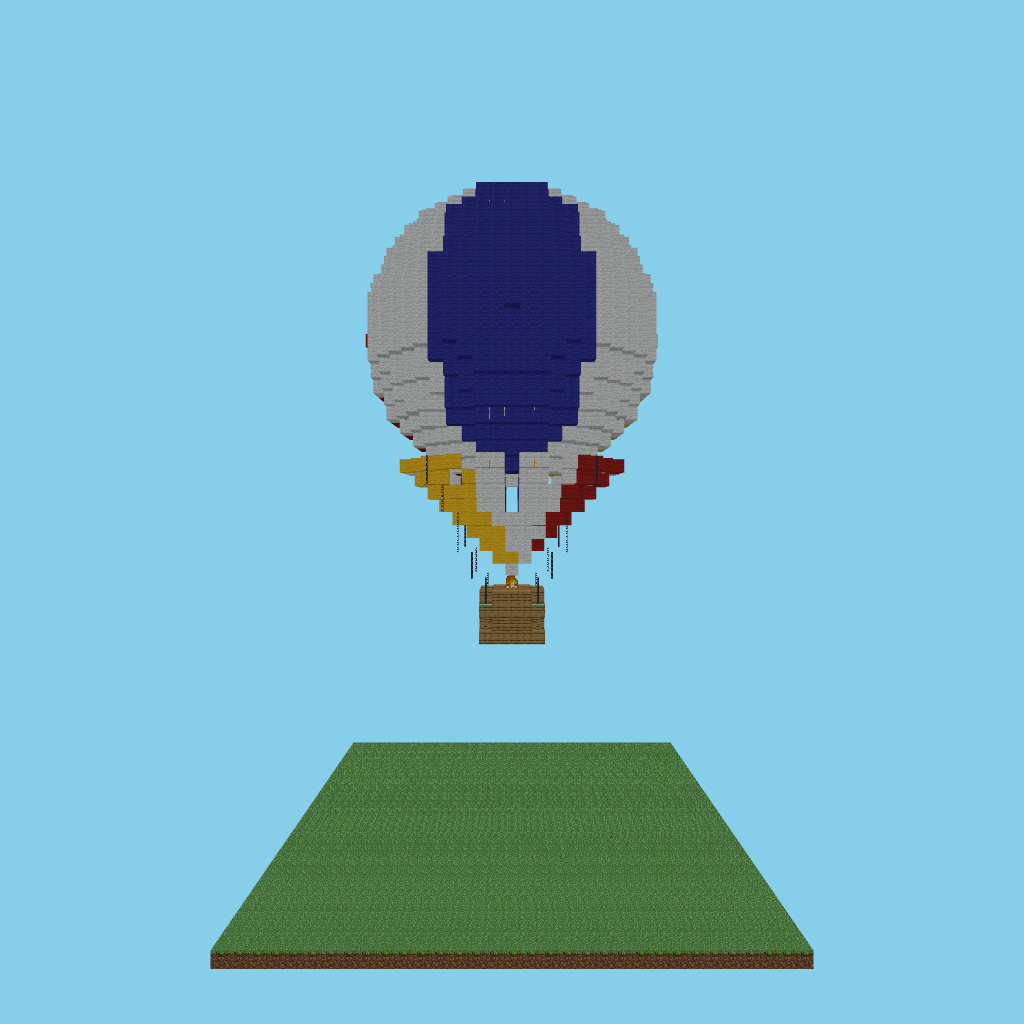 Hot Air Balloon BARE front view