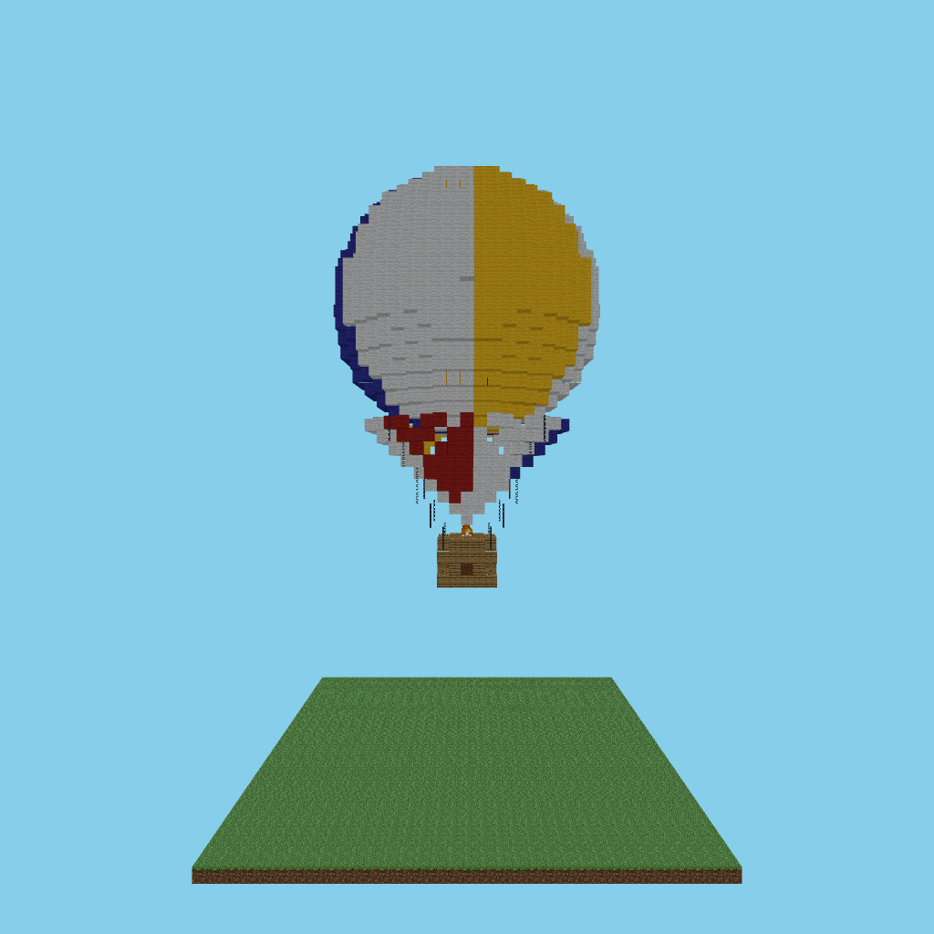 Hot Air Balloon BARE side view
