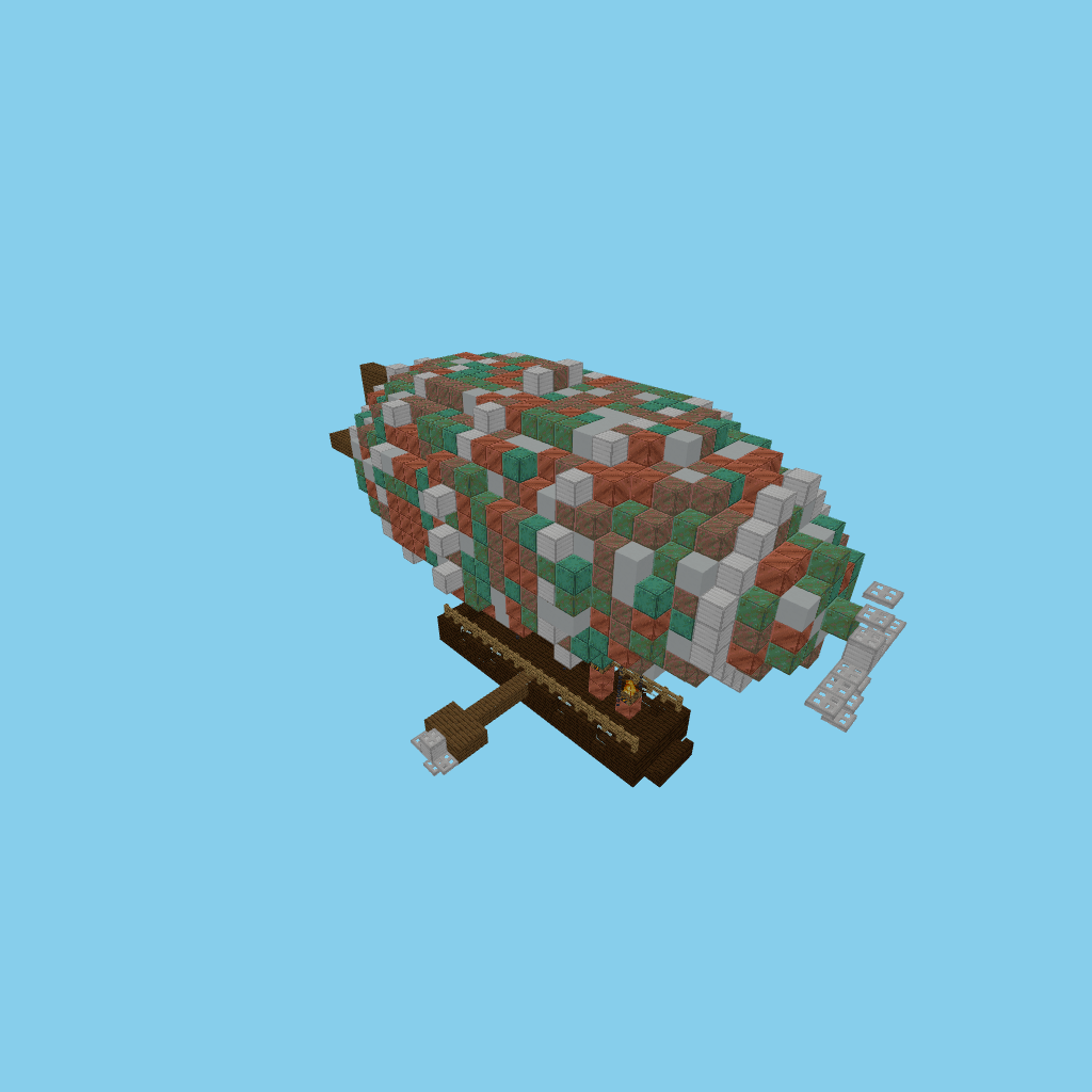 [autoeval guided] steampunk airship