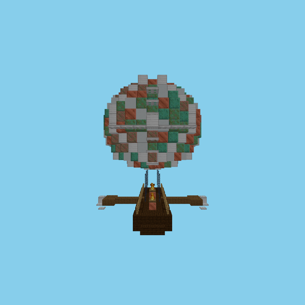 [autoeval guided] steampunk airship side view