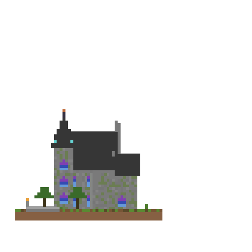 Gothic Mansion (Planned) side view
