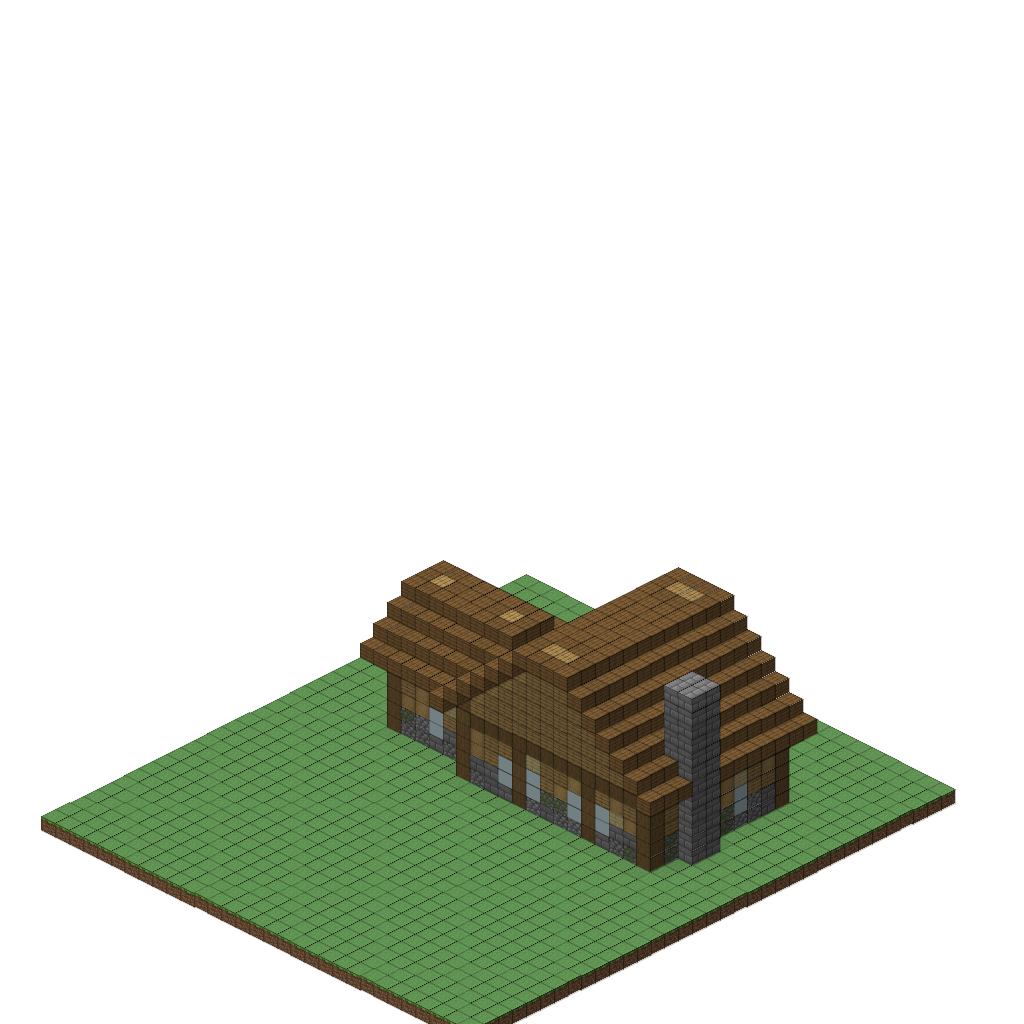 Cozy Medieval Cottage (Phase 1), isometric render