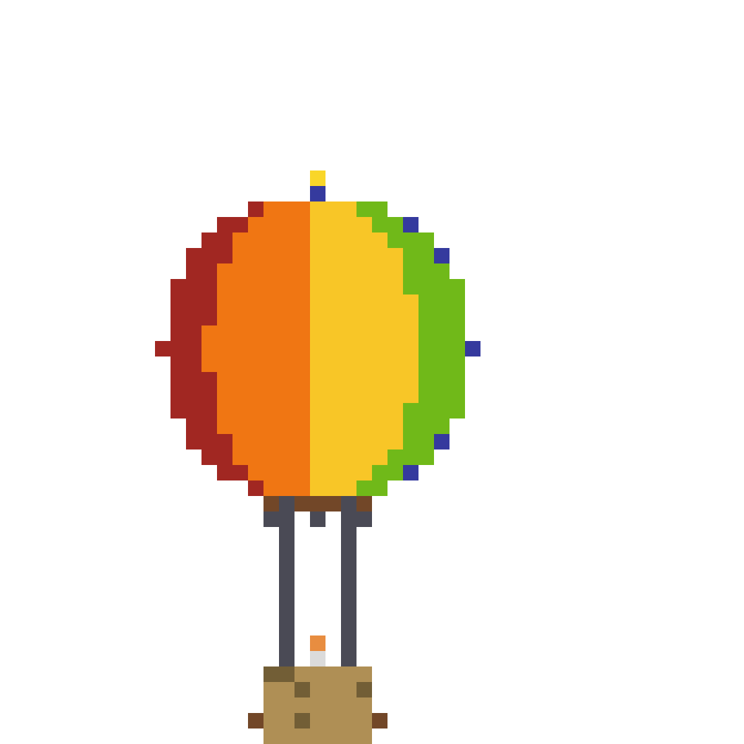 Hot Air Balloon front view
