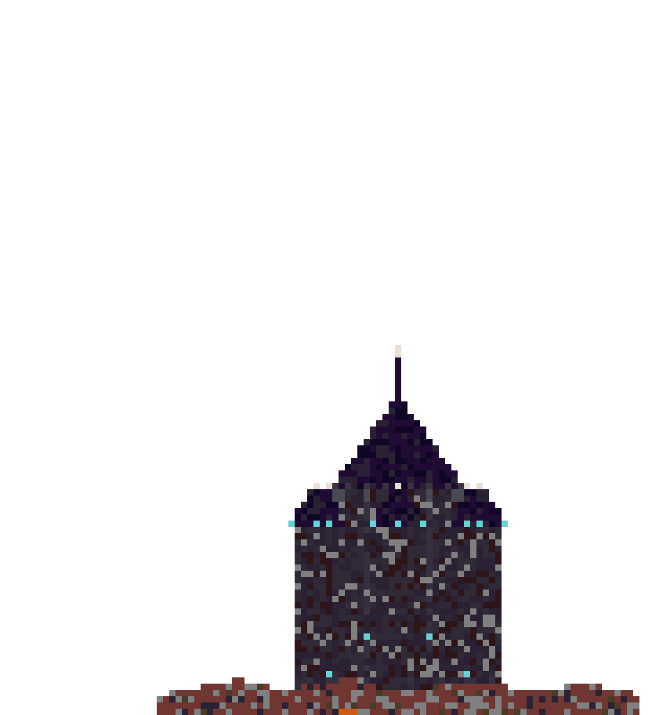 Evil Wizard Nether Portal Base back view