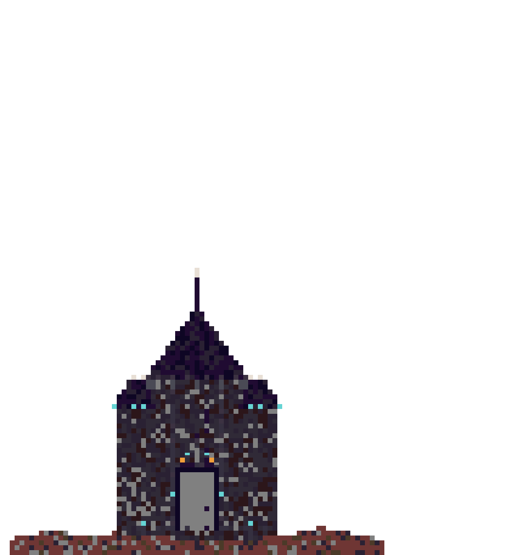 Evil Wizard Nether Portal Base front view