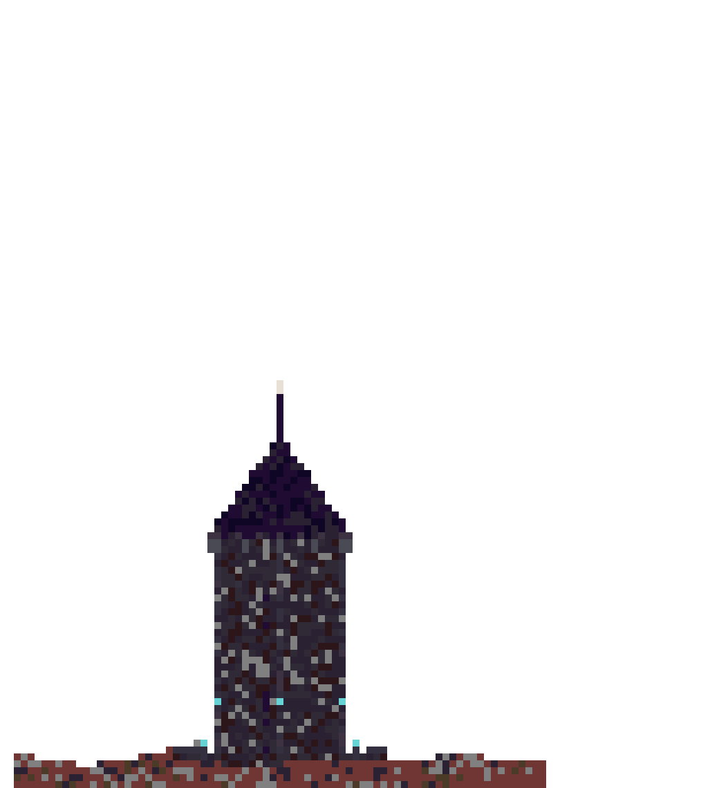 Evil Wizard Nether Portal Base side view