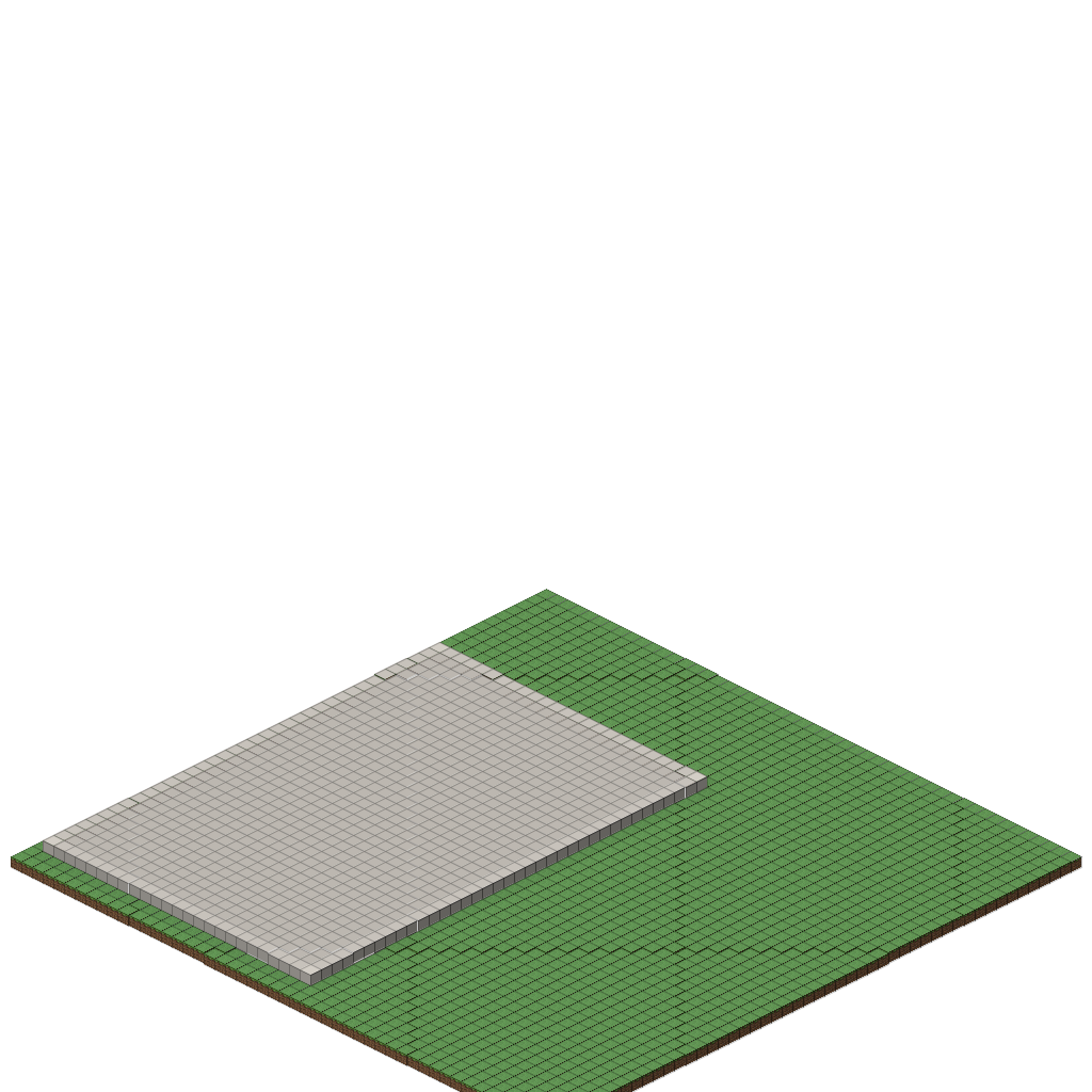 Modern Luxury Villa with Pool, isometric render