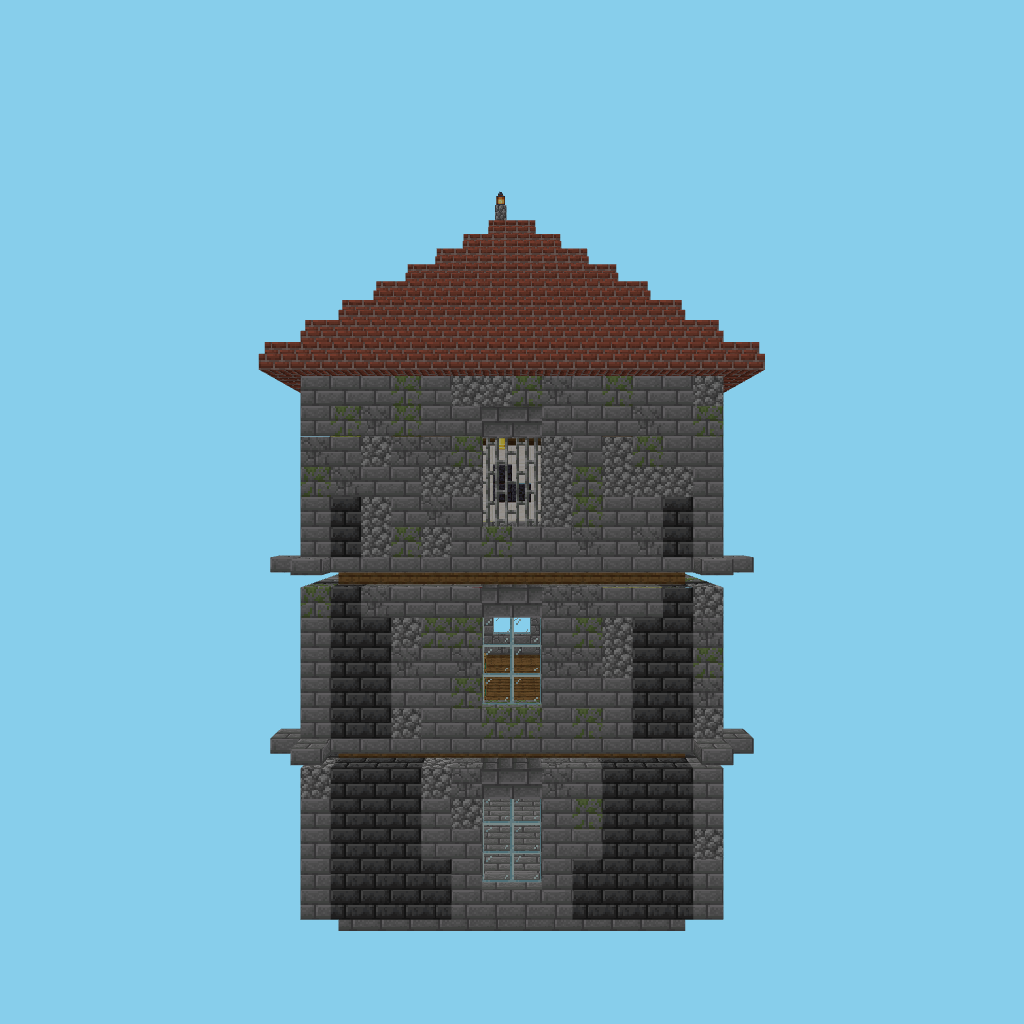 Clock Tower (indexed) front view