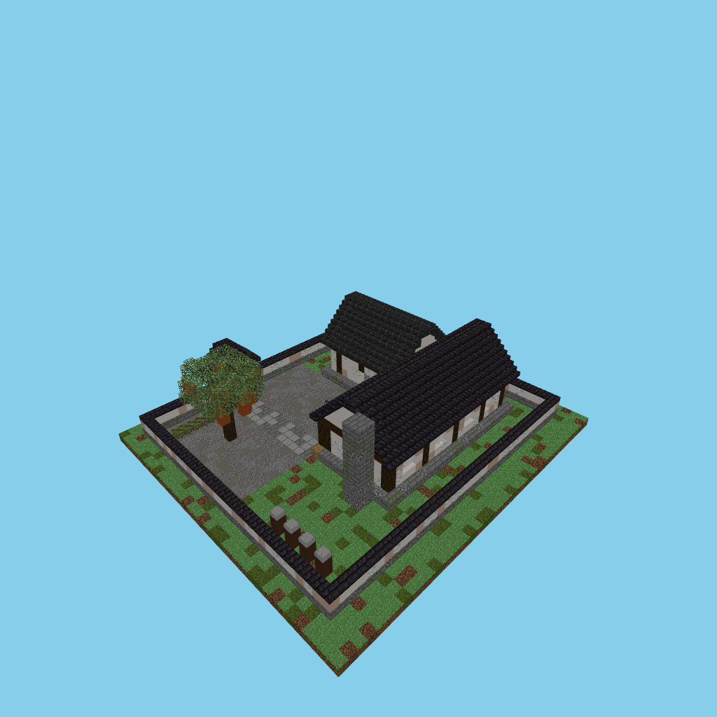 Hanok L-wing (indexed, sonnet-5-5) isometric view