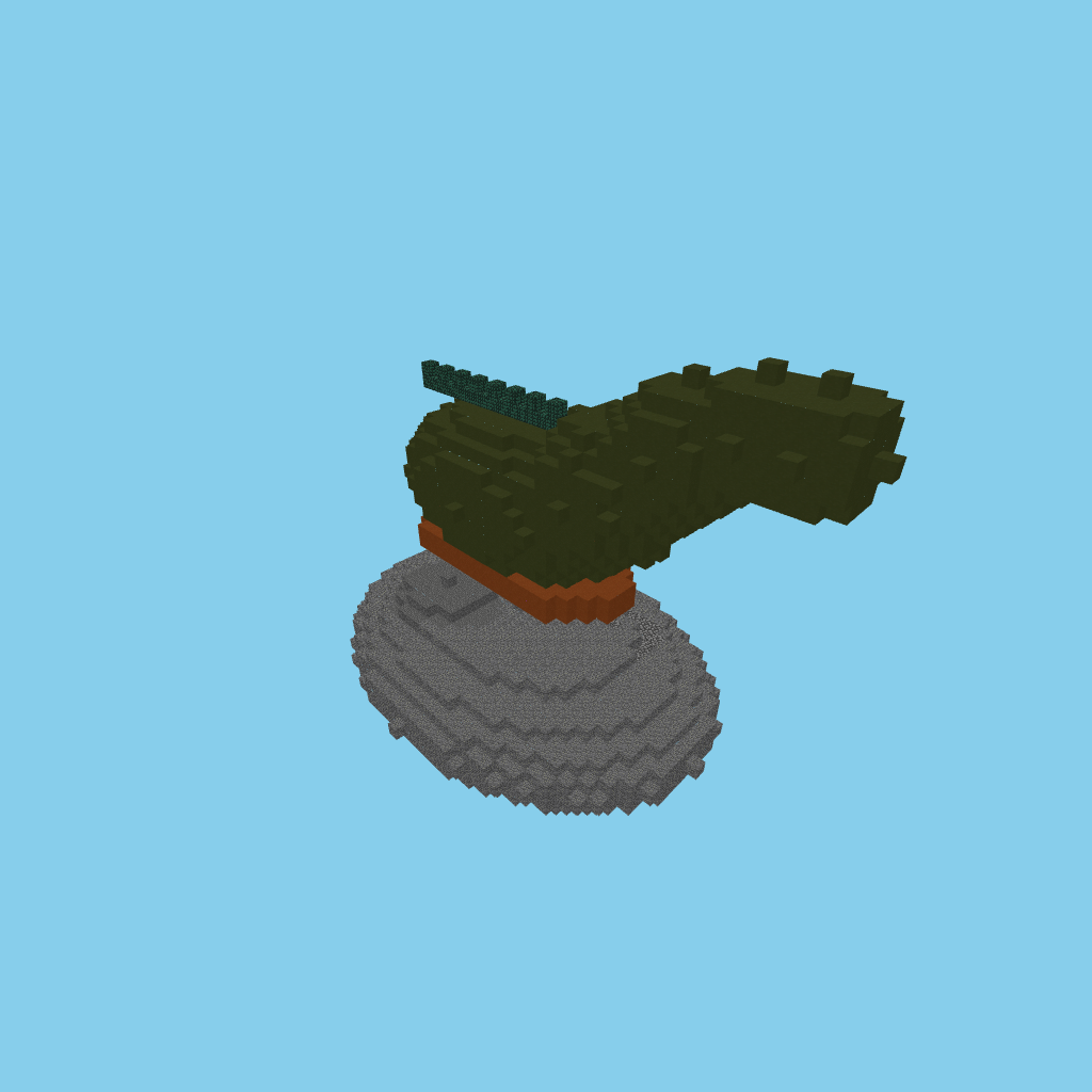 dragon-GUIDED, isometric render