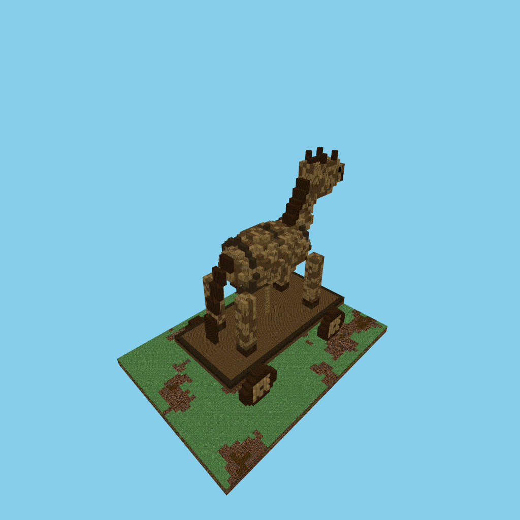 Caballo de Troya, isometric render