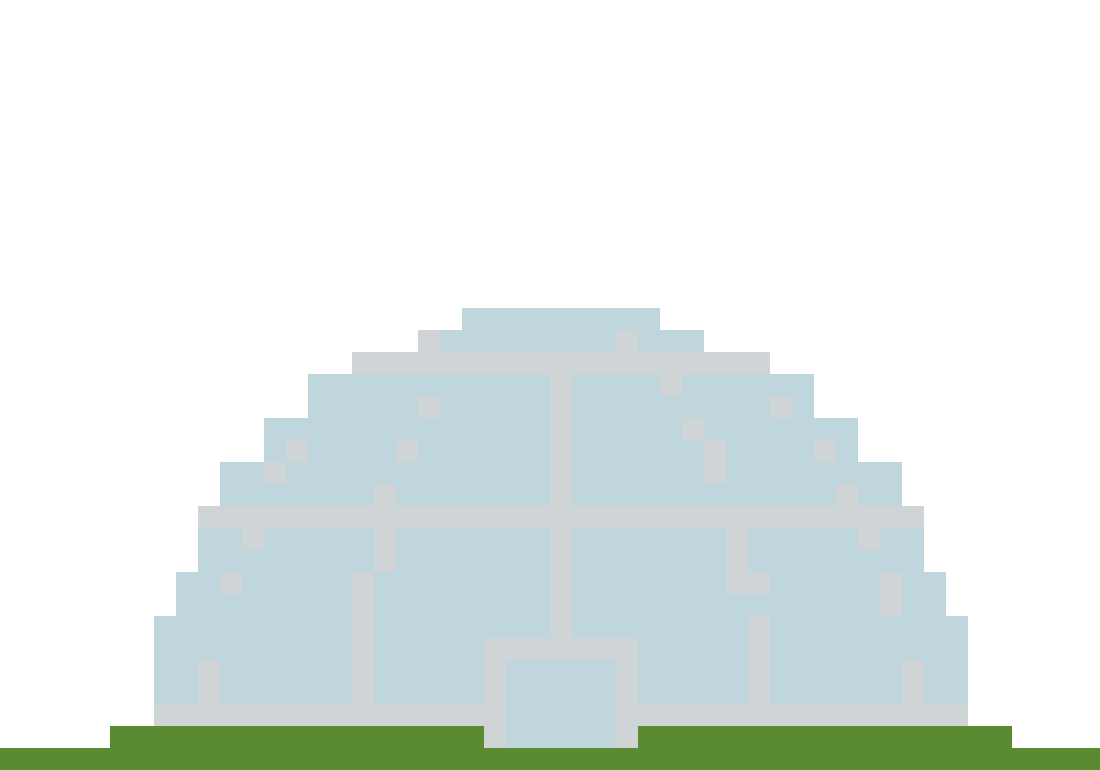 Greenhouse Biodome front view