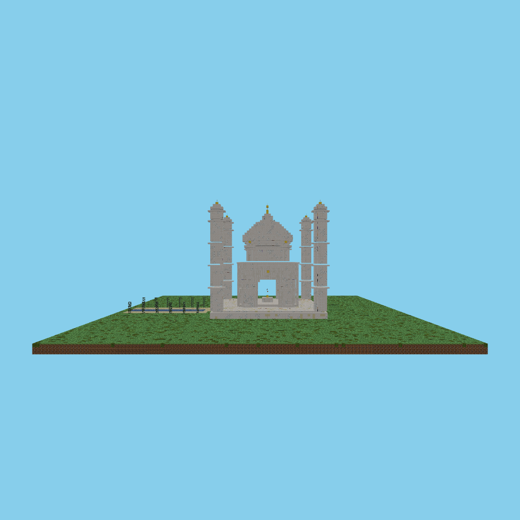 Taj Mahal side view