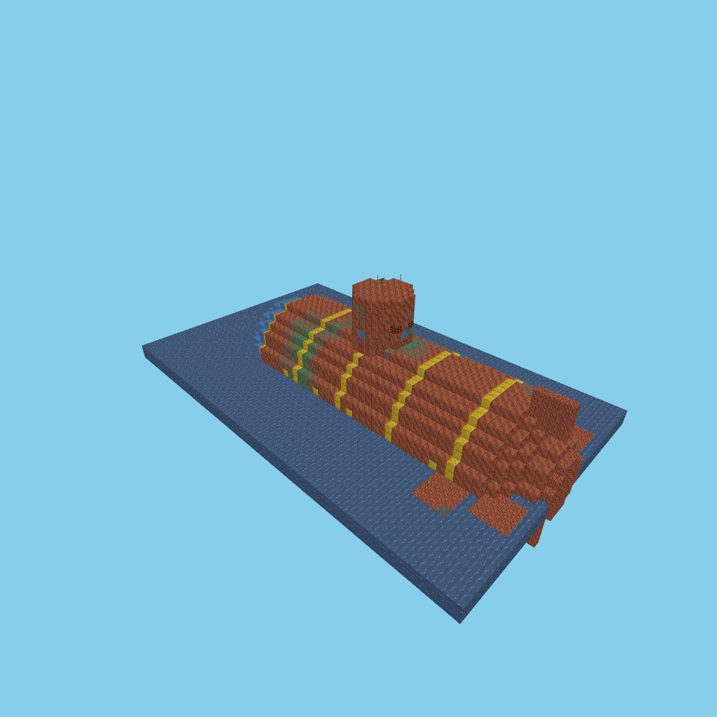 Steampunk Nautilus submarine (guided)