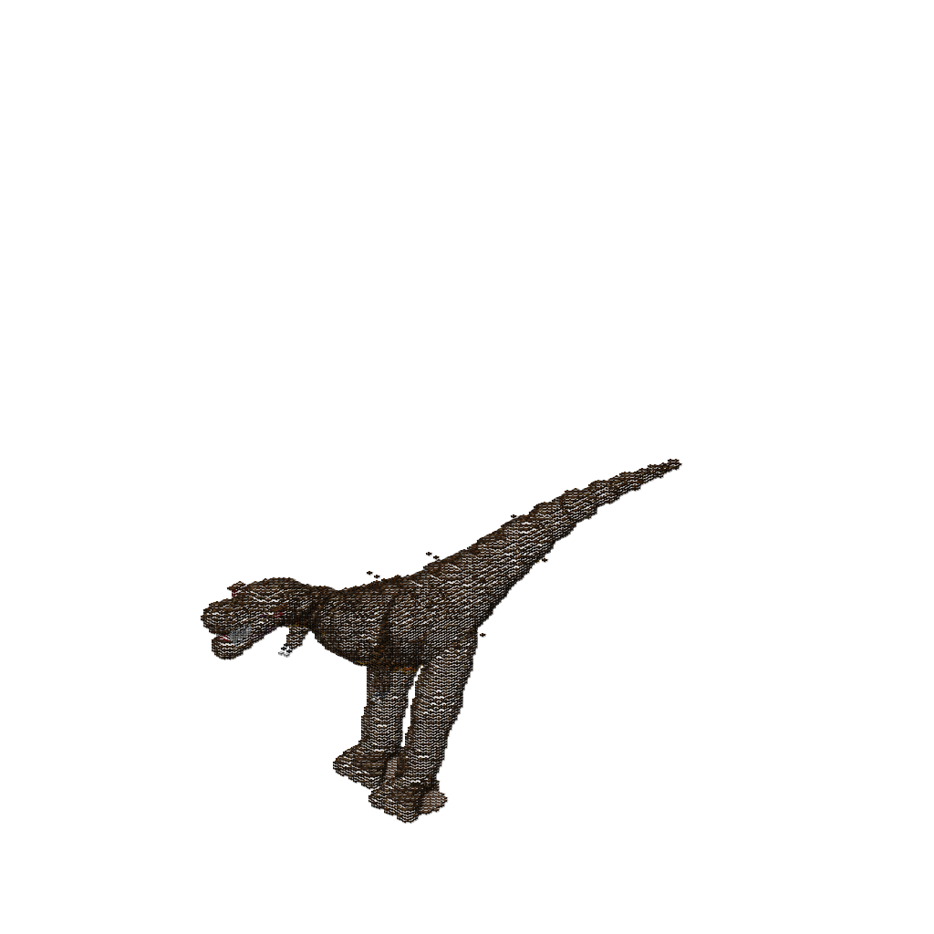 Jurassic Park T-Rex (Phase 1), isometric render