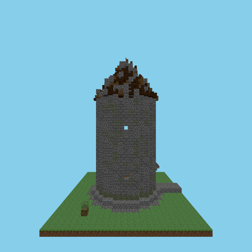 [autoeval indexed] watchtower gatehouse side view