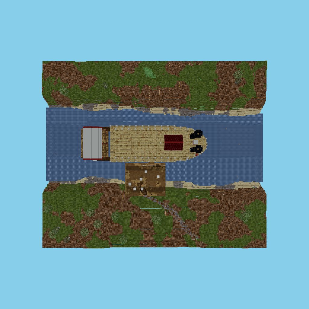 Mississippi Sternwheeler top view