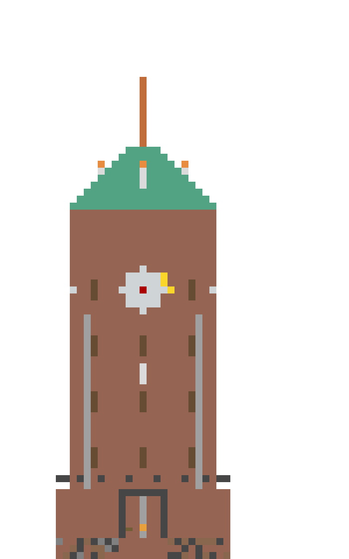 Steampunk Clocktower front view