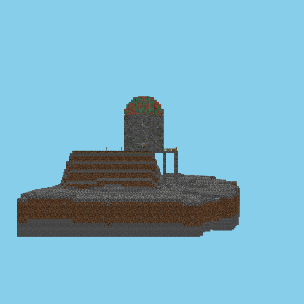 Cliff-top Observatory I side view