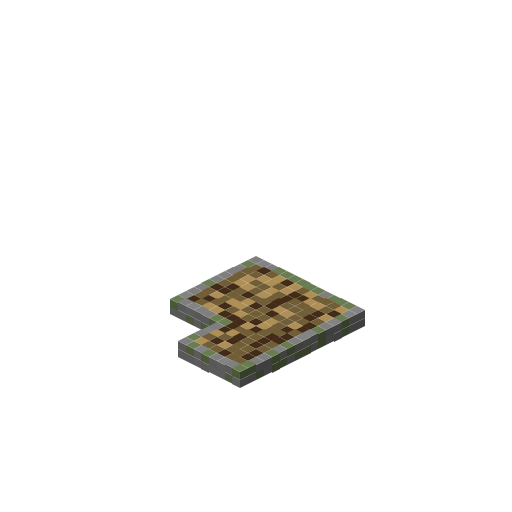 Small Wooden House (Phase 1), isometric render