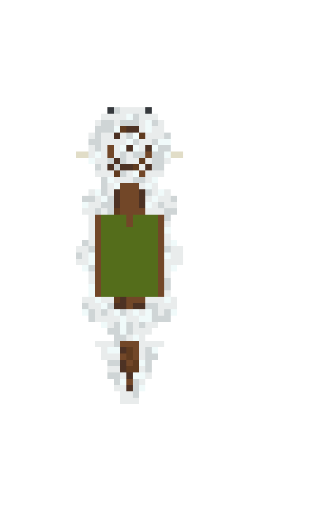 Appa the Sky Bison top view