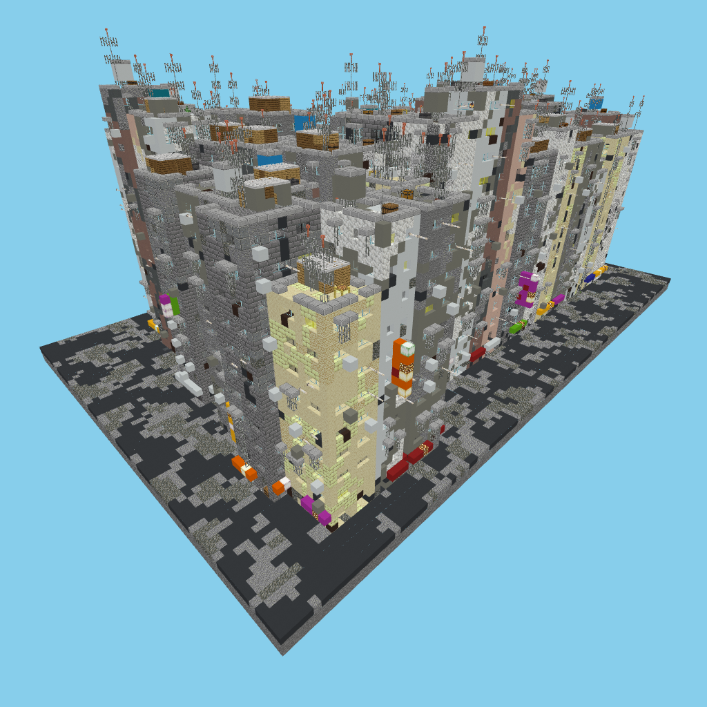 Kowloon Walled City (paramétrica), a build made with Herobrain