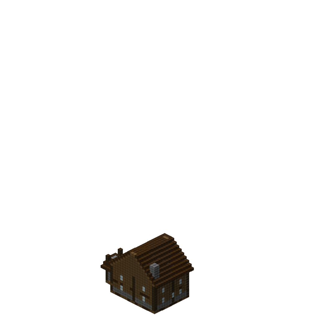 Medieval Tavern Two Floors (Phase 1) (Group A), isometric render