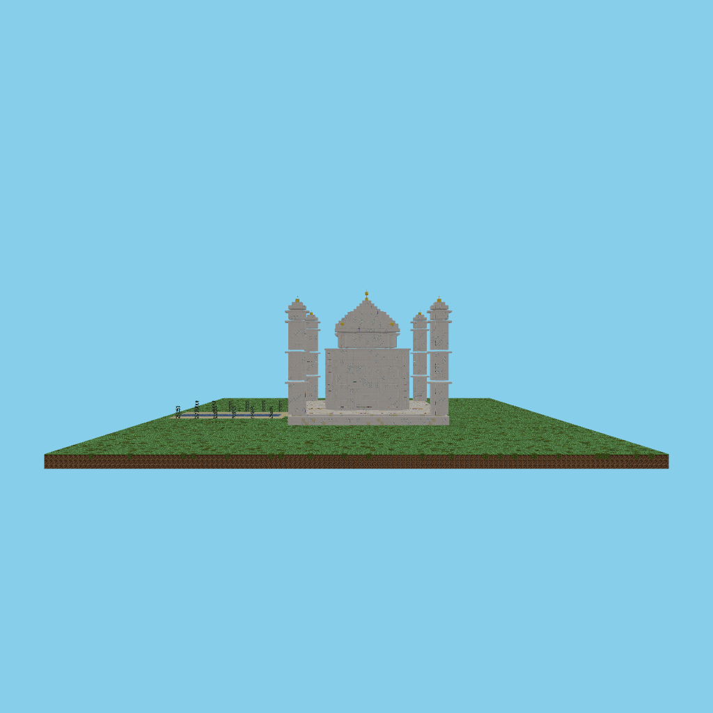 Taj Mahal side view