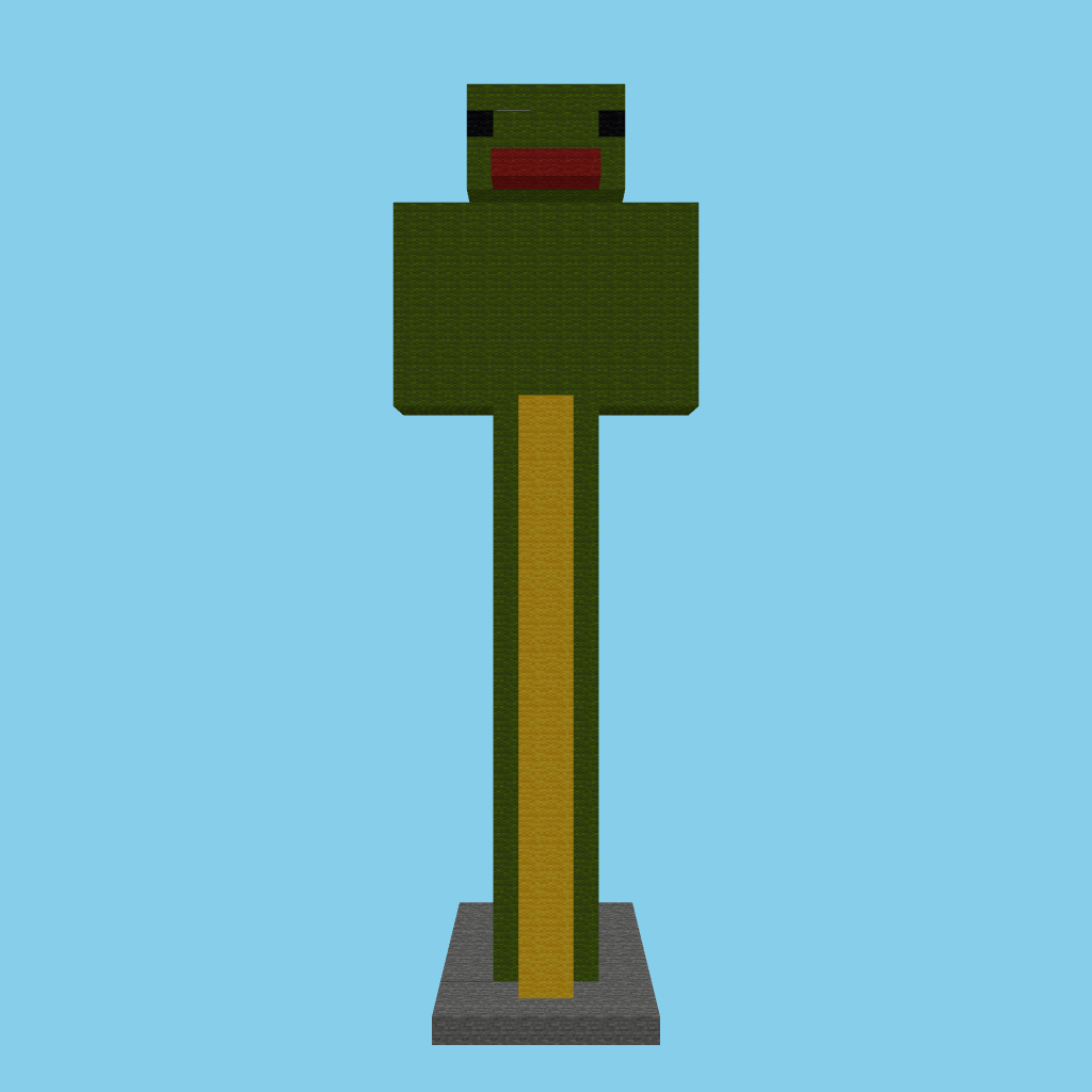 King Cobra Statue (bare) front view