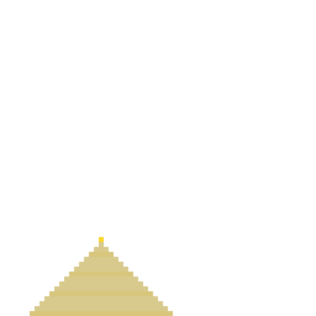 Desert Pyramid with Sphinx (Group A) front view