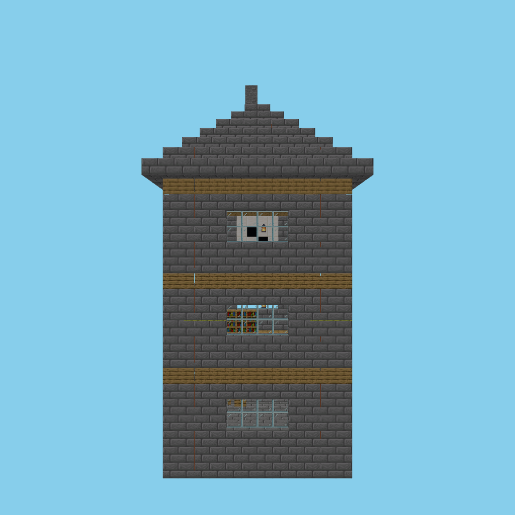 Clock Tower (bare) front view