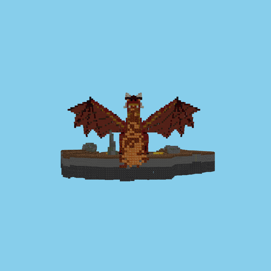 Dragón paramétrico front view