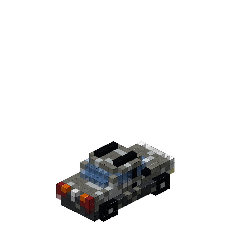 Dacia Sandero, isometric render