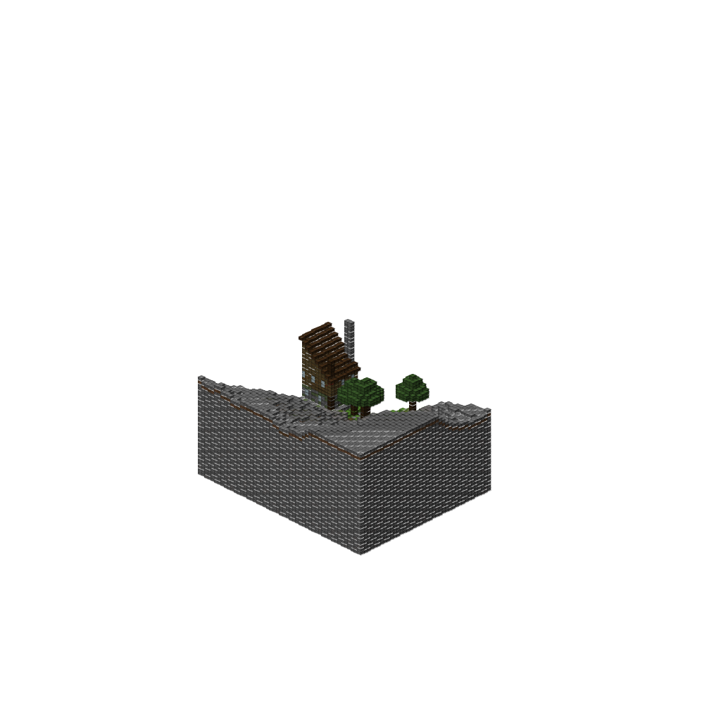 Mountain Chalet (Phase 1), isometric render
