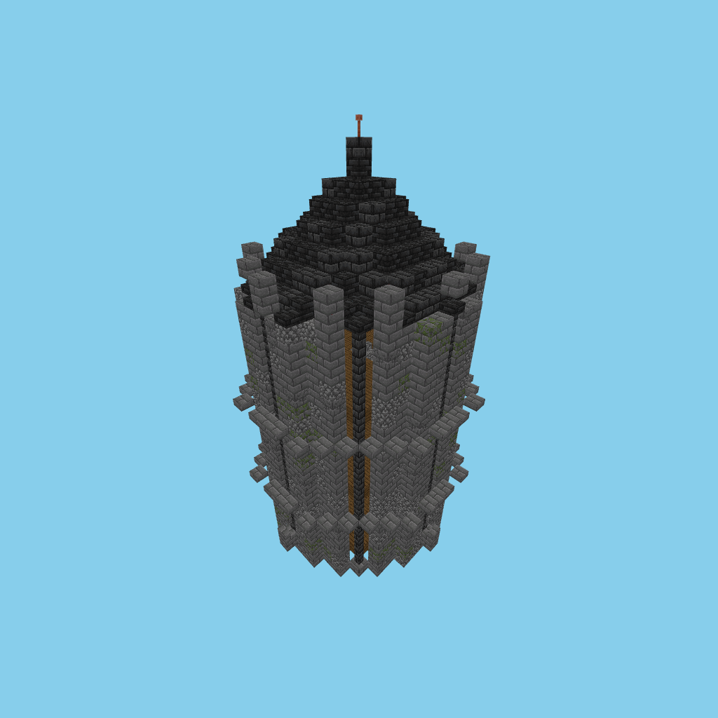 watchtower guided, isometric render