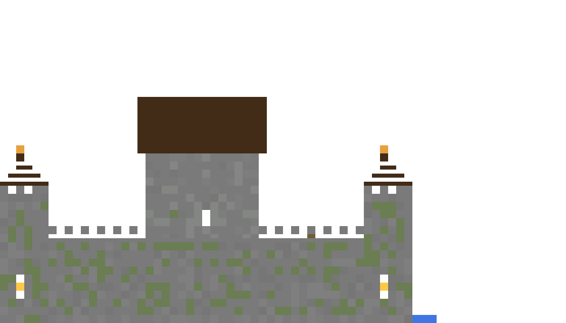 Medieval Castle front view