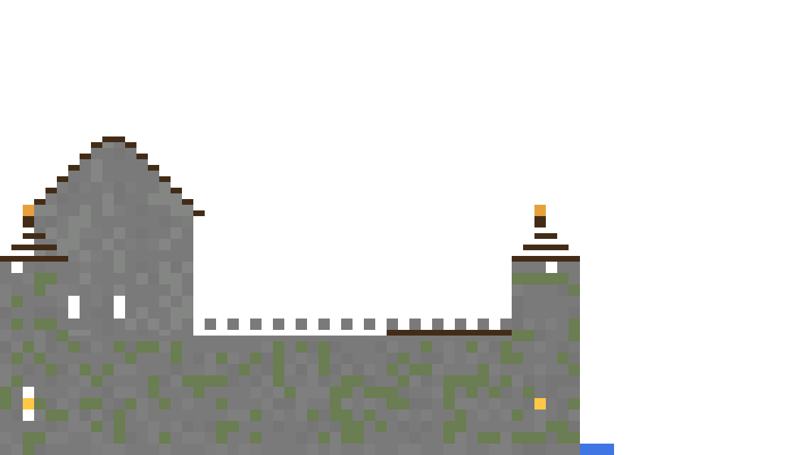 Medieval Castle side view